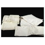 Assorted Ivory Color Double Sheet Sets & Cases