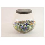 Jug of Glass Marbles