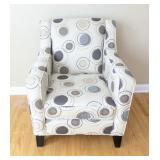 Geometric Abstract Accent Arm Chair - (1 of 2)