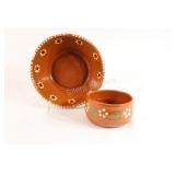 Hand Painted Artisian Terra Cotta Bowls