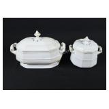 Mancioli Porcelain Antica Medici Lidded Dish Set