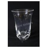 Vintage Orrefors Sweden 6" Crystal Vase by Edvard