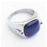Sterling Silver Ring with Gemstone