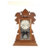 Antique Fenwick Waterbury Mantel Clock w Key