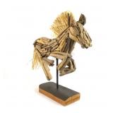 Large Decorative Mantel Wood Branch Sculpture