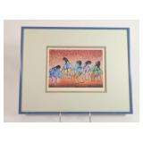 Cecil Youngfox Signed "Sunset Dancers" Litho Print