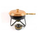 VTG European Heavy Copper & Enamel Chaffing Set