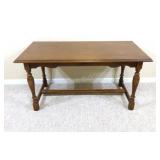 Turned Leg Wooden Coffee Table