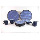 Denby Blue Jetty Water Dinnerware & Service Set