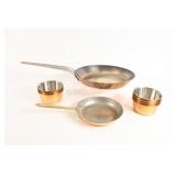 VTG George Jensen Denmark Copper Pans & Bowls