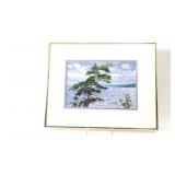 Douglas Thiell, Signed Watercolor Artwork