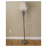 Floor Modern Resin Lamp w Decorative Shade
