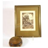 A. Tischer SIgned Etching - Rhemstein # 84 /100