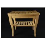 Single Seat Bench w Lower Book Storage