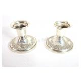 Birks Sterling Silver Pair of Candle Sticks