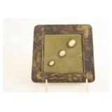 Three 10K Yellow Gold Cameo