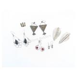 Assorted Sterling Silver Earrings & Pendant