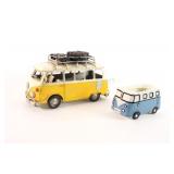 Reproduction Metal Decorative Van & Sand Candle