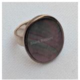 Sterling Silver Ring with Gemstone