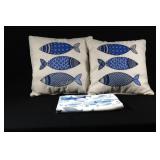 Stof France Toss Cushions w Zippers & Table Cloth
