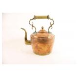 Antique Hand Crafted Brass & Copper Tea Kettle