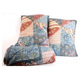 Pottery Barn Full Revisable Comforter & Shams