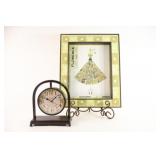 Florence Dress Framed Print w Old Town Clock