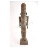 Large Wooden Carved Floor Nutcracker