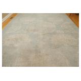 Pottery Barn Kaleen India Woolmark Ivory/Pale Blue