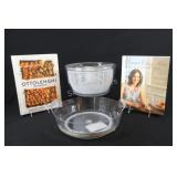 OXO Salad Bowl, Storage Lazy Susan & Cook Books