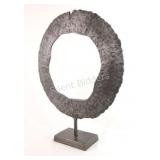 Hammered Metal Large Decorative Sculpture