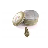 Abbott England Musical Box w Gold Filigree Dish