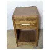 Retro Finish Walnut Single Night Stand