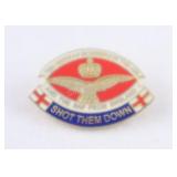 Air Force Pin of Bomber Command &Battle of Britain