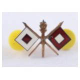 Vietnam War D.S, Signal Corps Collar Insignia Pin
