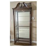 Traditional Sliding Front Door Curio Display Cabin