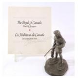 Franklin Mint Pewter "The Fur Trapper" Series