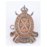 Canadian Infantry Corps Acer Cap Badge WWII