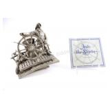 Pewter Sculpture "Into The Storm"- Peter Jackson