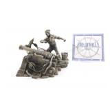 Pewter Sculpture "Fire at Will" by Peter Jackson