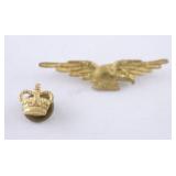 2 Royal Canadian Air Force FS Cap Badges