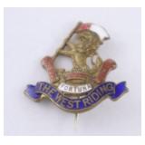 Duke of Wellingtons Reg Pin Badge ï¿½The West Riding