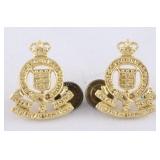 2 Royal Canadian Ordinance Corps Cap Badges