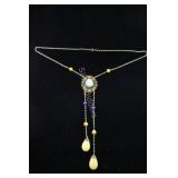 Antique Style Cameo Necklace w a Pharaoh Pendant