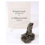 Franklin Mint Pewter "The Eskimo Woman " Series