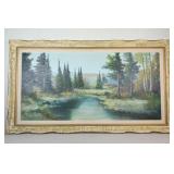 Original Signed P. Hyttinu" Landscape Artwork