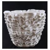 White Ribbon Decorative Vase