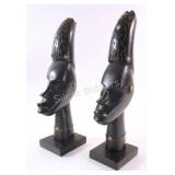 Vintage African Carved Wood Sculptures