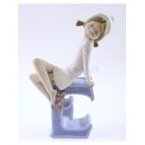 Lladro, Alphabet Girl, Letter "E