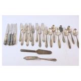 Mixed Silverplate Cutlery - Incomplete